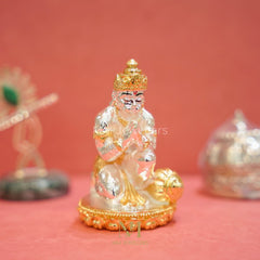 Silver plated Lord hanuman