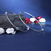 Séroné Silver Bangle