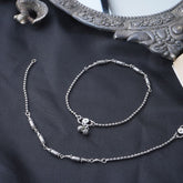 Silver Slim Chain Anklet