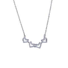 Silver Magnetic Folding Chain Pendant