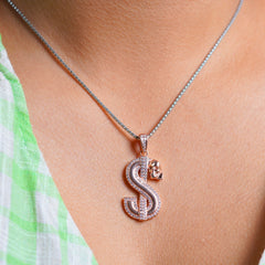 Sterling Silver Dollar Pendant