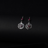Oxidised Elegant Silver Earrings