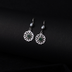 Oxidised Elegant Silver Earrings
