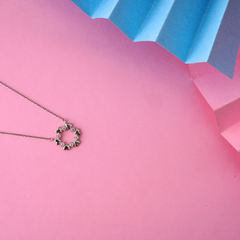 Heart Shaped Sterling Sliver Chain Pendant