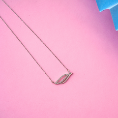 Silver Leaf Chain Pendant