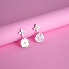 Silver Mother of pearl earrings