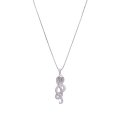 Sterling Silver Snake Pendant