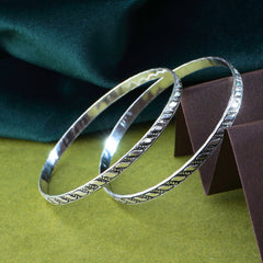 Etherea Silver Bangle