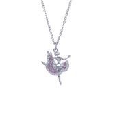 Silver Dancing Brabie Chain Pendant