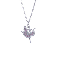 Silver Dancing Brabie Chain Pendant