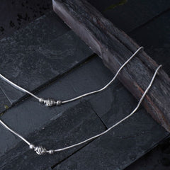 Silver Single Ball Anklet