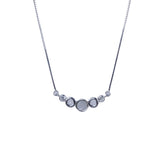 Silver Lunar Lustre Moonstone Chain Pendant