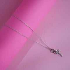 Silver Ballerina Chain Pendant