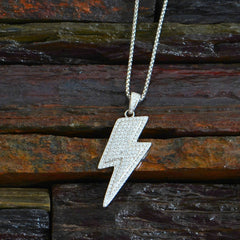 Sterling Silver Flash Pendant