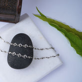 Silver Multi Heart Anklet