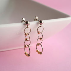 Silver hanging earrings