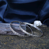 Arvana Silver Bangle