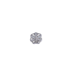 Silver Star Flower Chain Pendant set