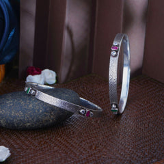 Celestara Silver Bangle