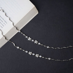 Silver Butterfly Anklet