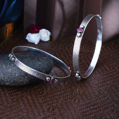 Celestara Silver Bangle