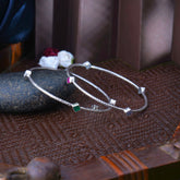 Aayana Silver Bangles