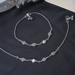 Silver Infinity Anklet