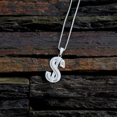 Sterling Silver Dollar Pendant