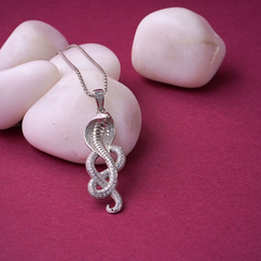 Sterling Silver Snake Pendant