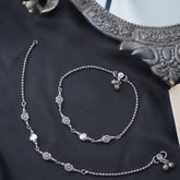 Silver Infinity Anklet