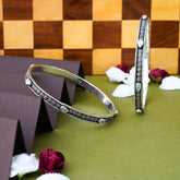Elvara Silver Bangle