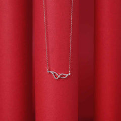 Silver Forever Love Chain Pendant