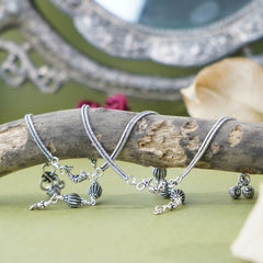 Silver Fish Anklets