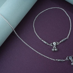 Silver Snake Chain Anklet