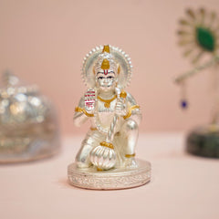 Silver Plated Lord hanuman