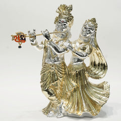 Silver plate Radha Krishan