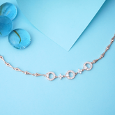 Silver Shiny Halo Bracelet