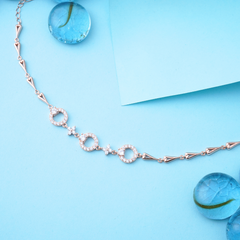 Silver Shiny Halo Bracelet