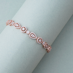 Silver Studded Tennis Bracelet