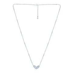 Silver Heart Chain Pendant