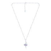Silver Dancing Ballerina Chain Pendant
