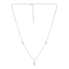 Silver Cubic Chain Pendant