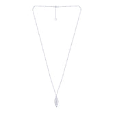 Silver Leaf Chain Pendant