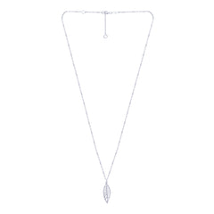 Silver Leaf Chain Pendant