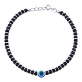 Evil Eye Black Bead Bracelet