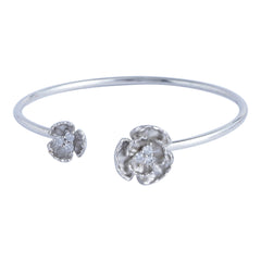 Rosie Dazzling Flower Silver Bracelet