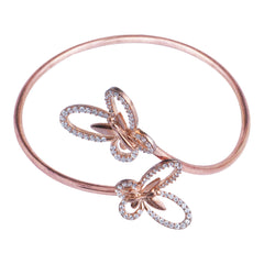 Silver Flying Butterfly Bracelet