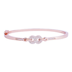 Silver infinity bracelet