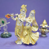 Silver plate Radha Krishan