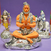 Silver plated Hanumanji